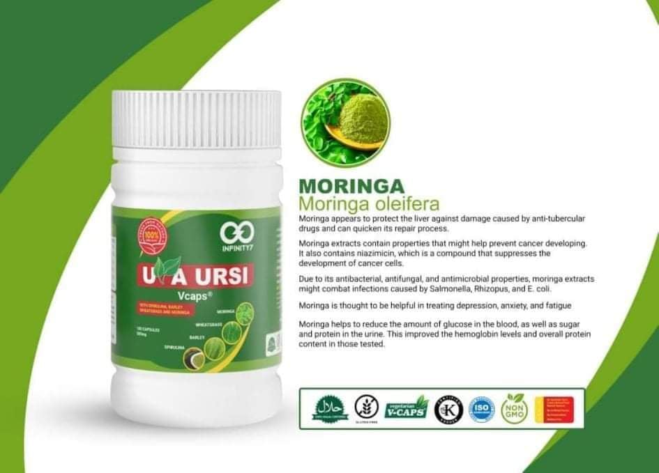 UVA URSI VCAPS WITH 5 SUPER POWERFUL INGREDIENTS (100 VCAPS)